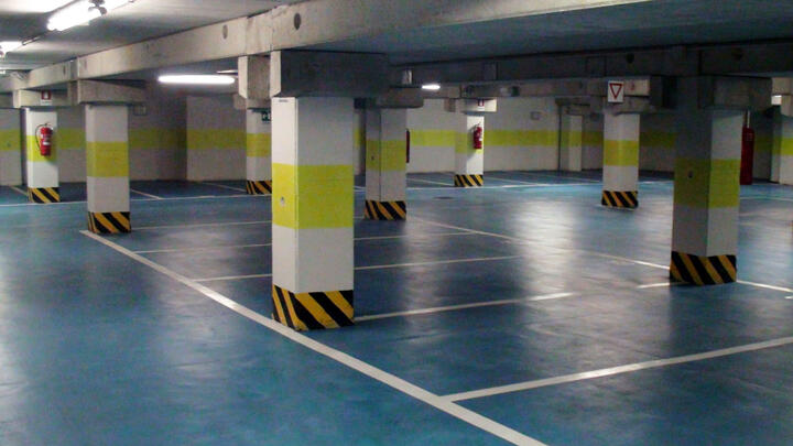 Garage interrato coperto