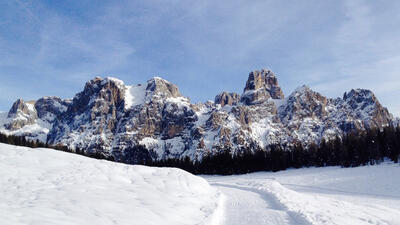 Le più belle escursioni con le ciaspole in Primiero tra le Pale di San Martino